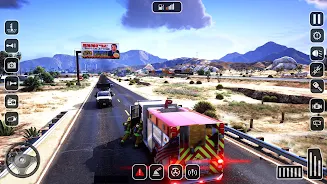 Fire Truck Game:US Firefighter Captura de tela 1