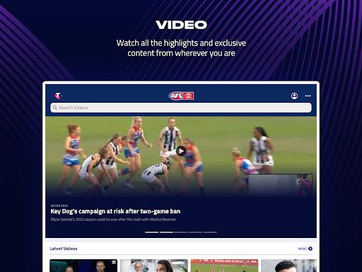 AFL Live Official App 스크린샷 3