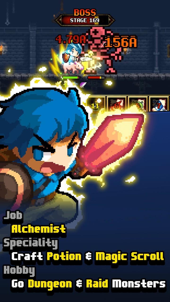 Dungeon & Alchemist Pixel RPG Screenshot 1