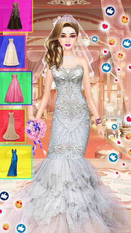 Dress Up Girls Makeup Game Captura de pantalla 3