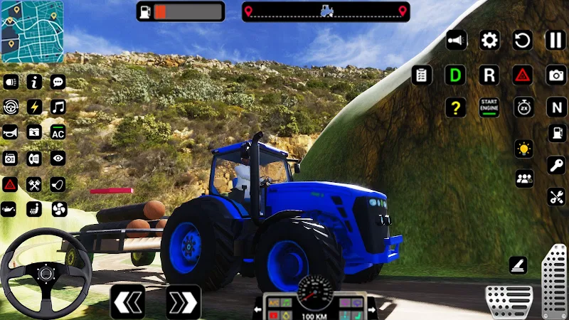 Tractor Trolly Driving Games Captura de pantalla 1