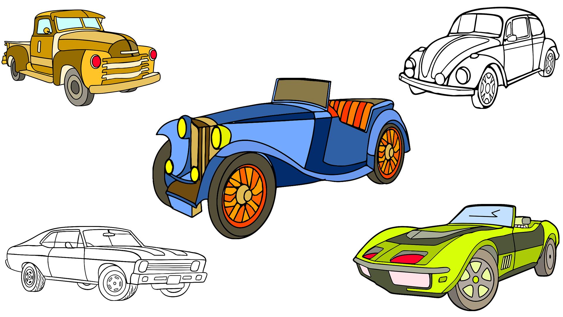 Classic Cars Paint by Number スクリーンショット 2