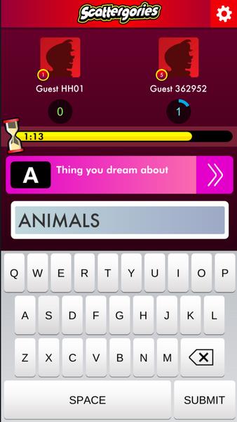 Scattergories Screenshot 4