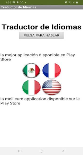 TraductorIdiomas Capture d'écran 1