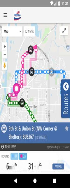 MyCityBus Capture d'écran 3