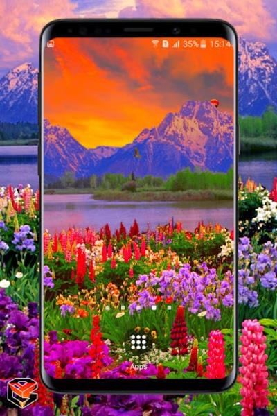 Valley of Flowers live wallpaper Screenshot 4