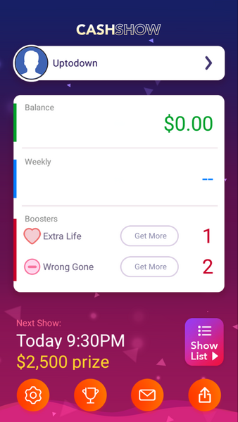 Cash Show Screenshot 1