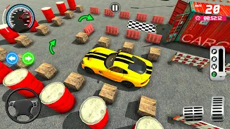 Classic car parking car games 스크린샷 2