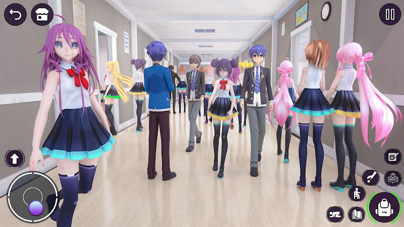 Sakura High School Girls Games Captura de tela 1