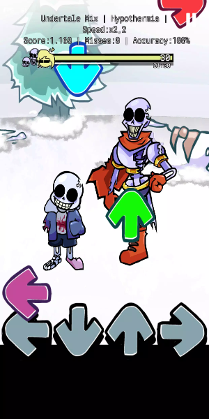 FNF Undertale Mix Door Lore Captura de pantalla 2