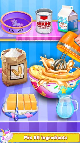 Unicorn Cake Maker-Bakery Game Screenshot 2