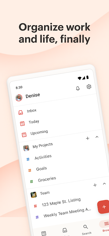 Todoist: список дел и планы Скриншот 1