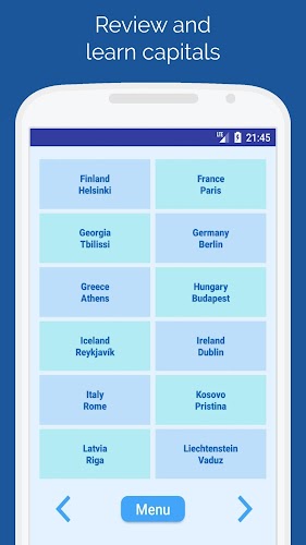 Capitals of the countries Quiz應用截圖第3張