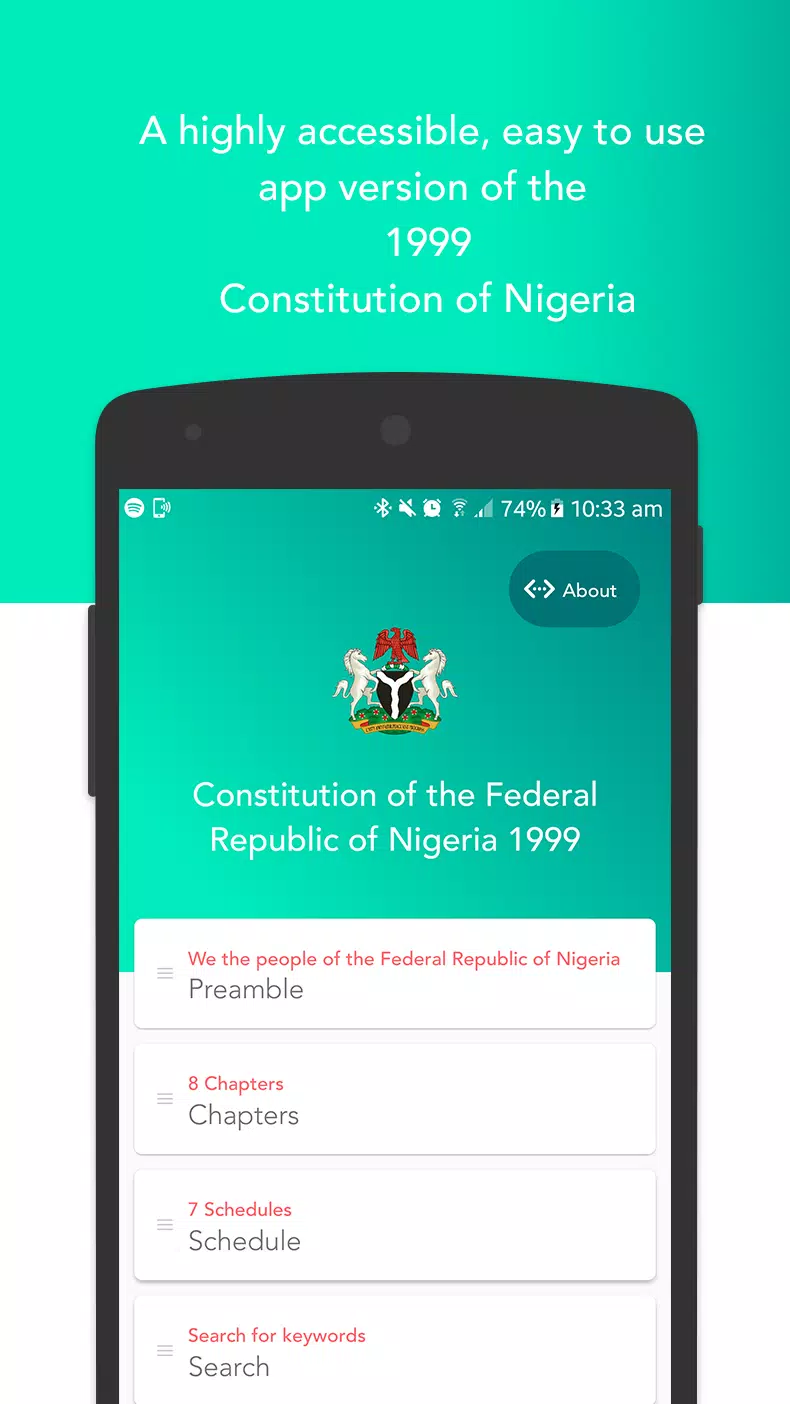 The Nigerian Constitution 1999 스크린샷 1