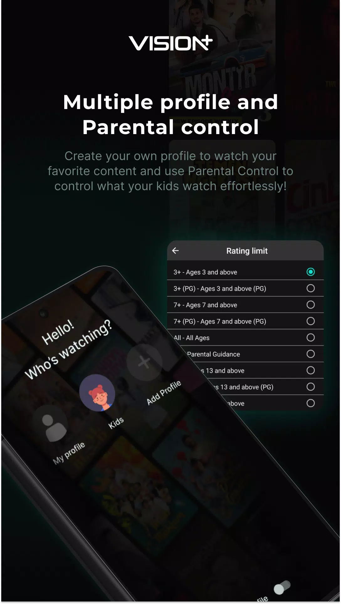 Vision+: Live, Sports & Series应用截图第4张
