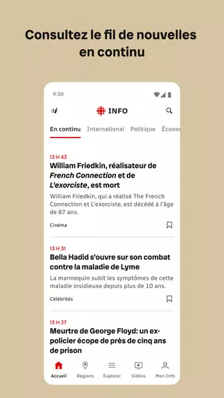 Radio-Canada Info應用截圖第2張
