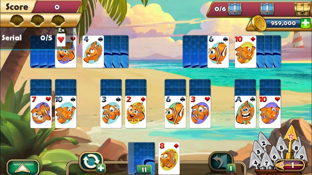 Seagirt Solitaire Screenshot 4