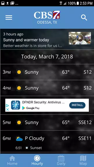 CBS7 Weather スクリーンショット 2