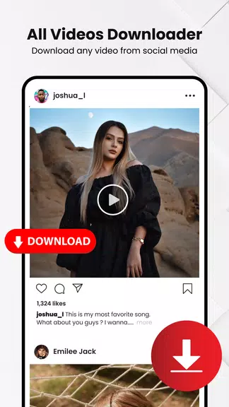 Video Downloader App - Mesh 스크린샷 1