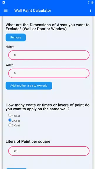 Wall Paint Calculator應用截圖第3張