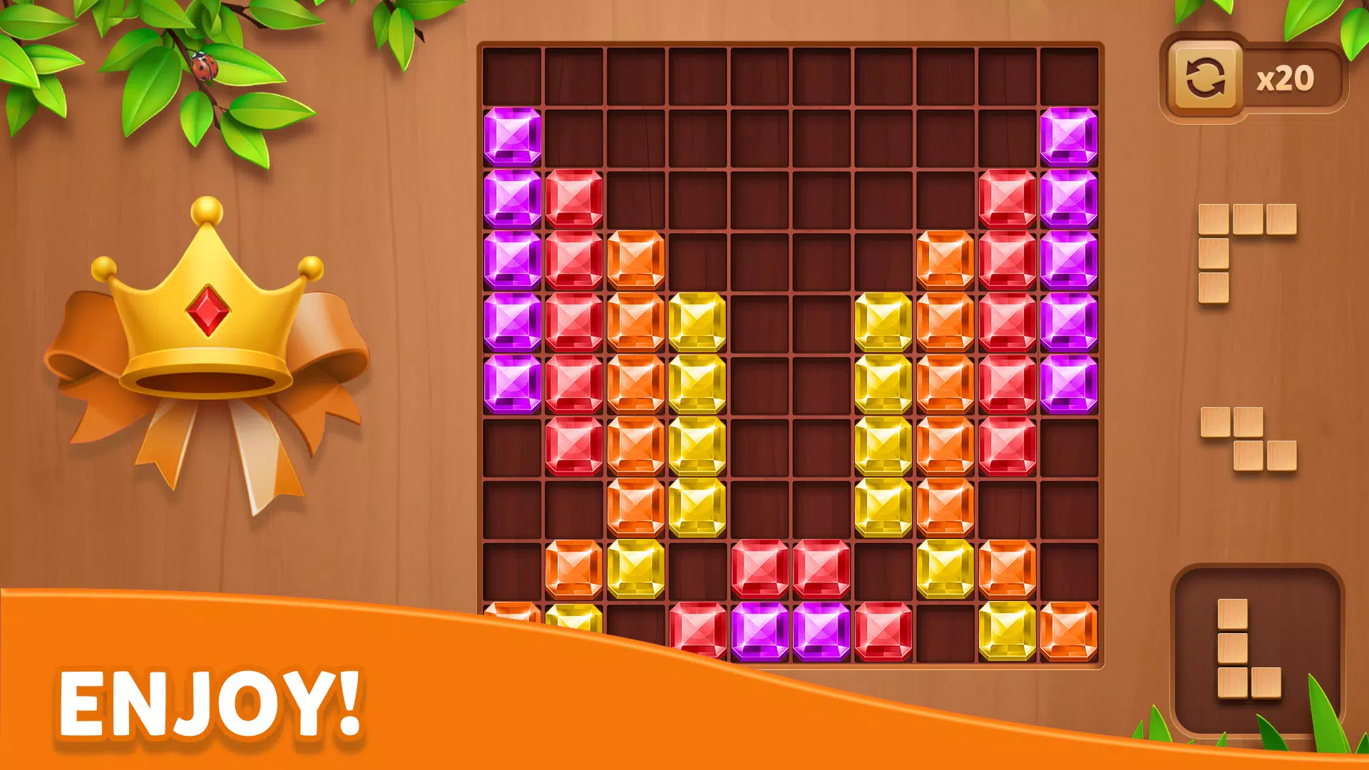 Cube Block - Woody Puzzle Game स्क्रीनशॉट 4