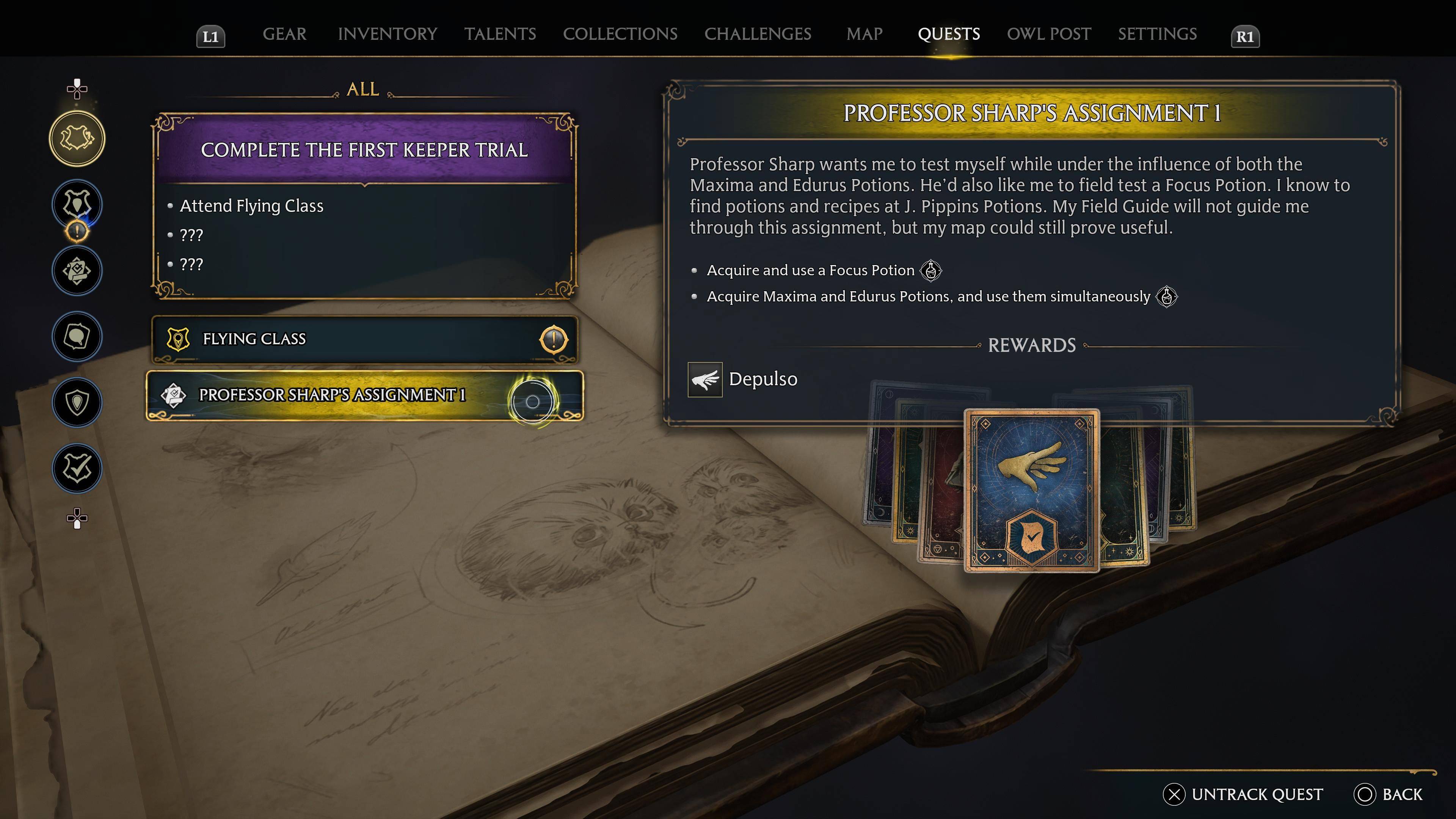 Image: Depulso Spell Description