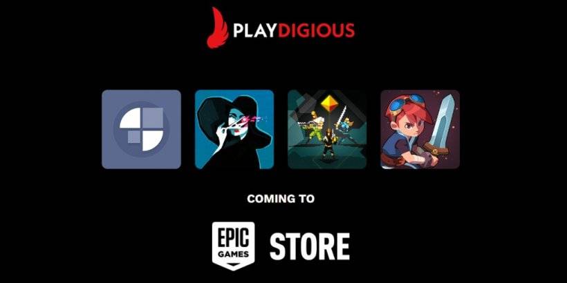 Playdigious para lançar quatro jogos na Epic Games Store para Android, iOS