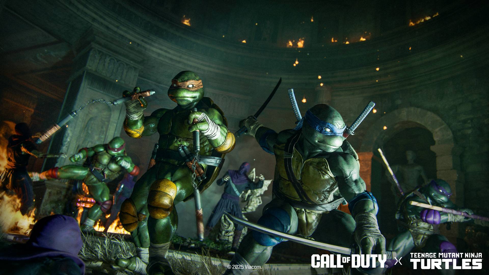 TMNT Armes dans Black Ops 6 et Warzone: Get Skateboard, Katanas, plus