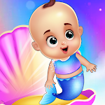 Newborn mermaid care game