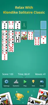 Solitaire Klondike classic. 스크린샷 1