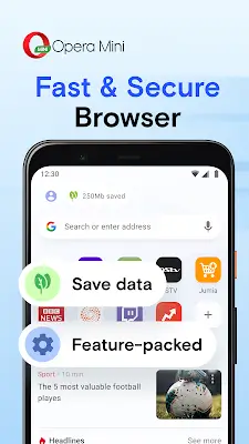 Браузер Opera Mini Скриншот 1