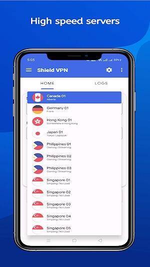 Shield VPN Mod स्क्रीनशॉट 4