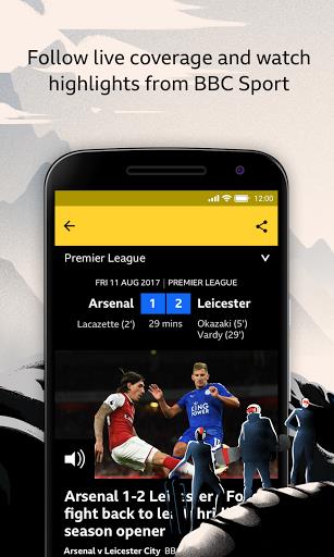 BBC Sport - News & Live Scores Скриншот 6