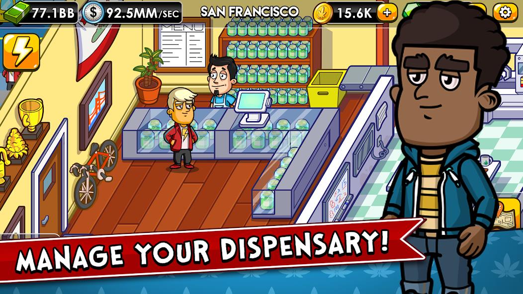 Weed Inc: Idle Tycoon Mod Screenshot 3
