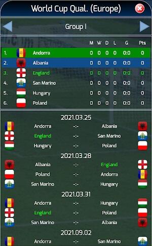 True Football National Manager Скриншот 3