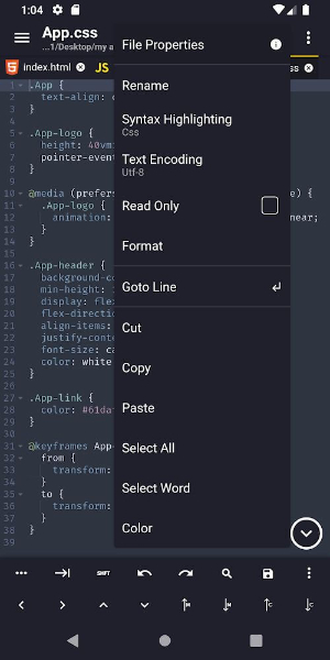 Acode - code editor | FOSS Скриншот 2