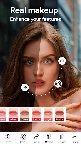 XBeauty: Selfie, Face Makeup Captura de pantalla 1