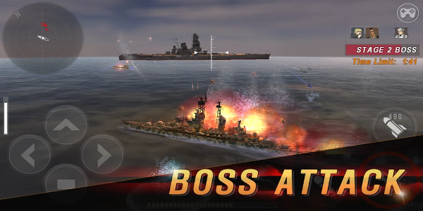 WARSHIP BATTLE:3D World War II Screenshot 2