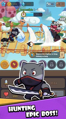 Cat Legend: Idle RPG War 스크린샷 4