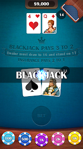 Casino BlackJack 21 Card Game應用截圖第3張