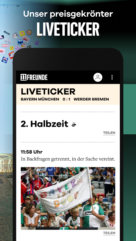 11FREUNDE - News & Liveticker Capture d’écran 2