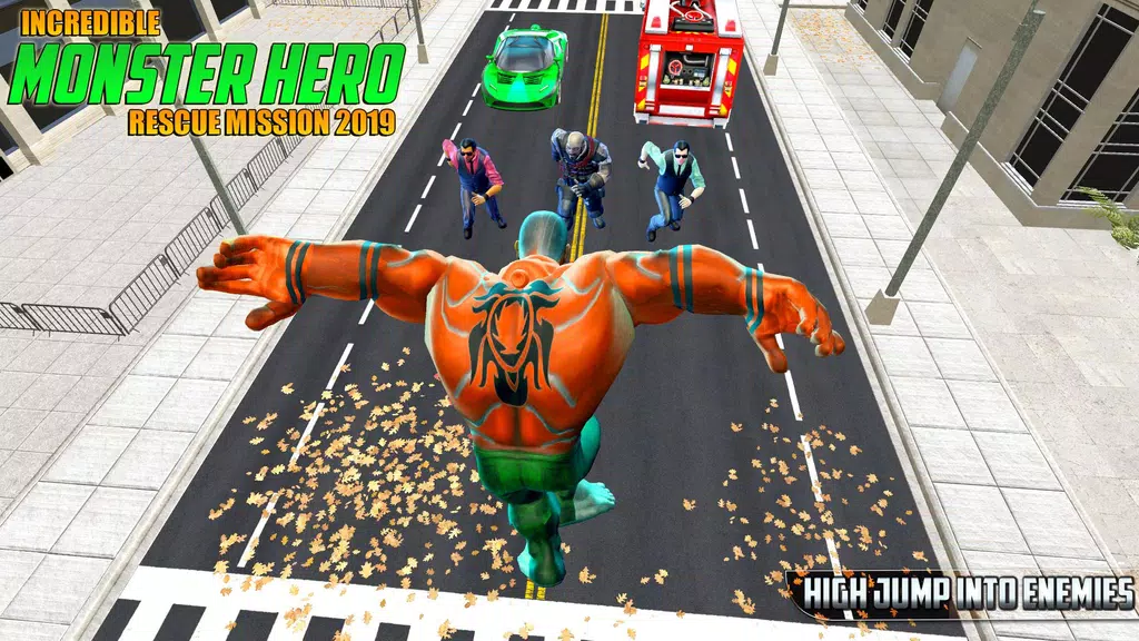 Incredible Monster Superhero Crime City 2018 Captura de pantalla 2