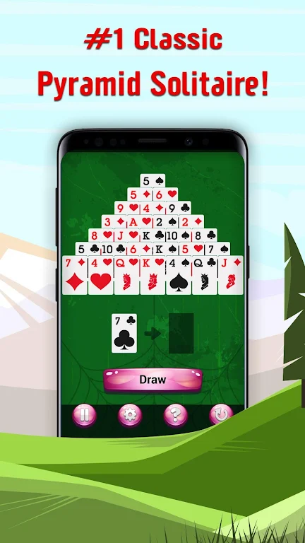 Pyramid - Classic Solitaire 스크린샷 1