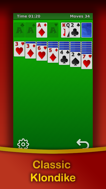 Klondike Solitaire - Free スクリーンショット 2