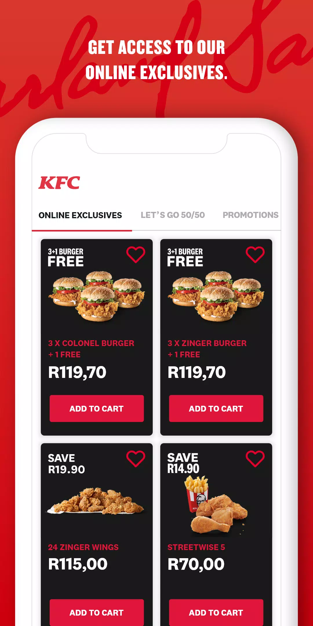 KFC South Africa應用截圖第2張