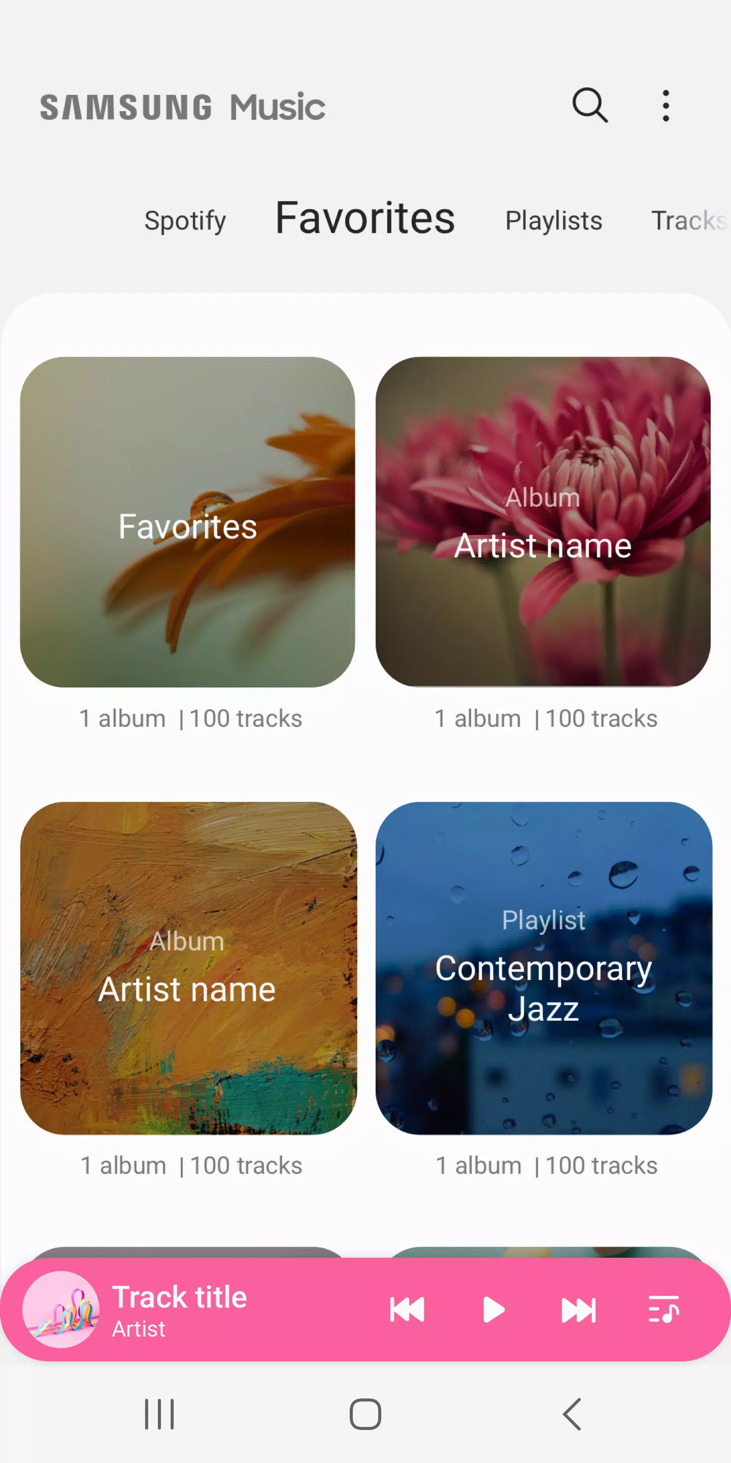Samsung Music स्क्रीनशॉट 3
