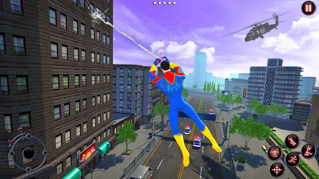 Rope Amazing Hero Crime City S应用截图第3张