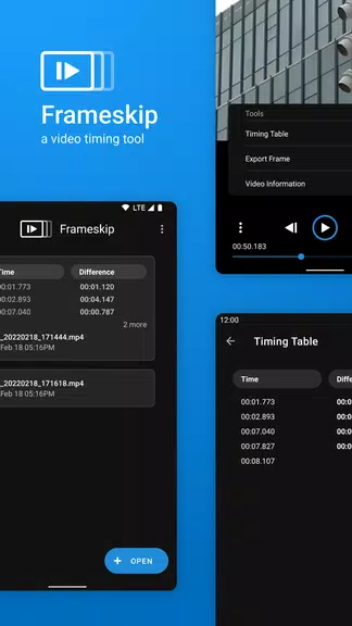 Frameskip - Video Timing Tool 스크린샷 1
