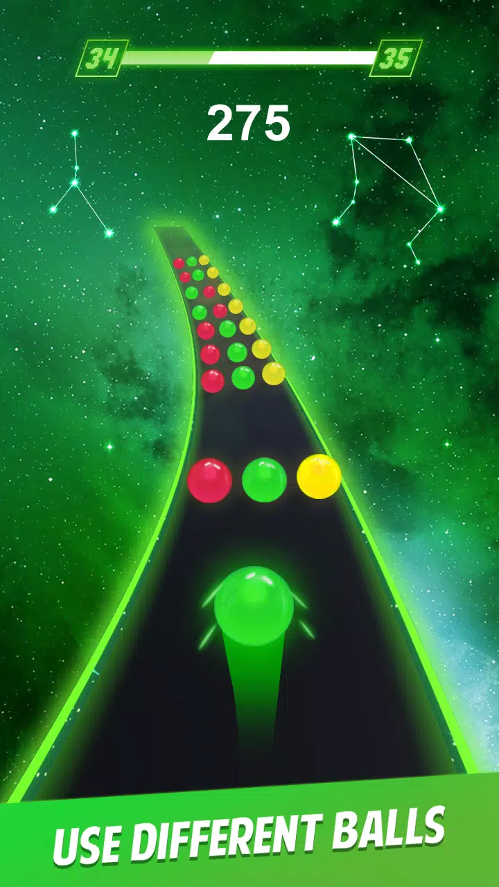 Dancing Ball Color Rush Game應用截圖第2張