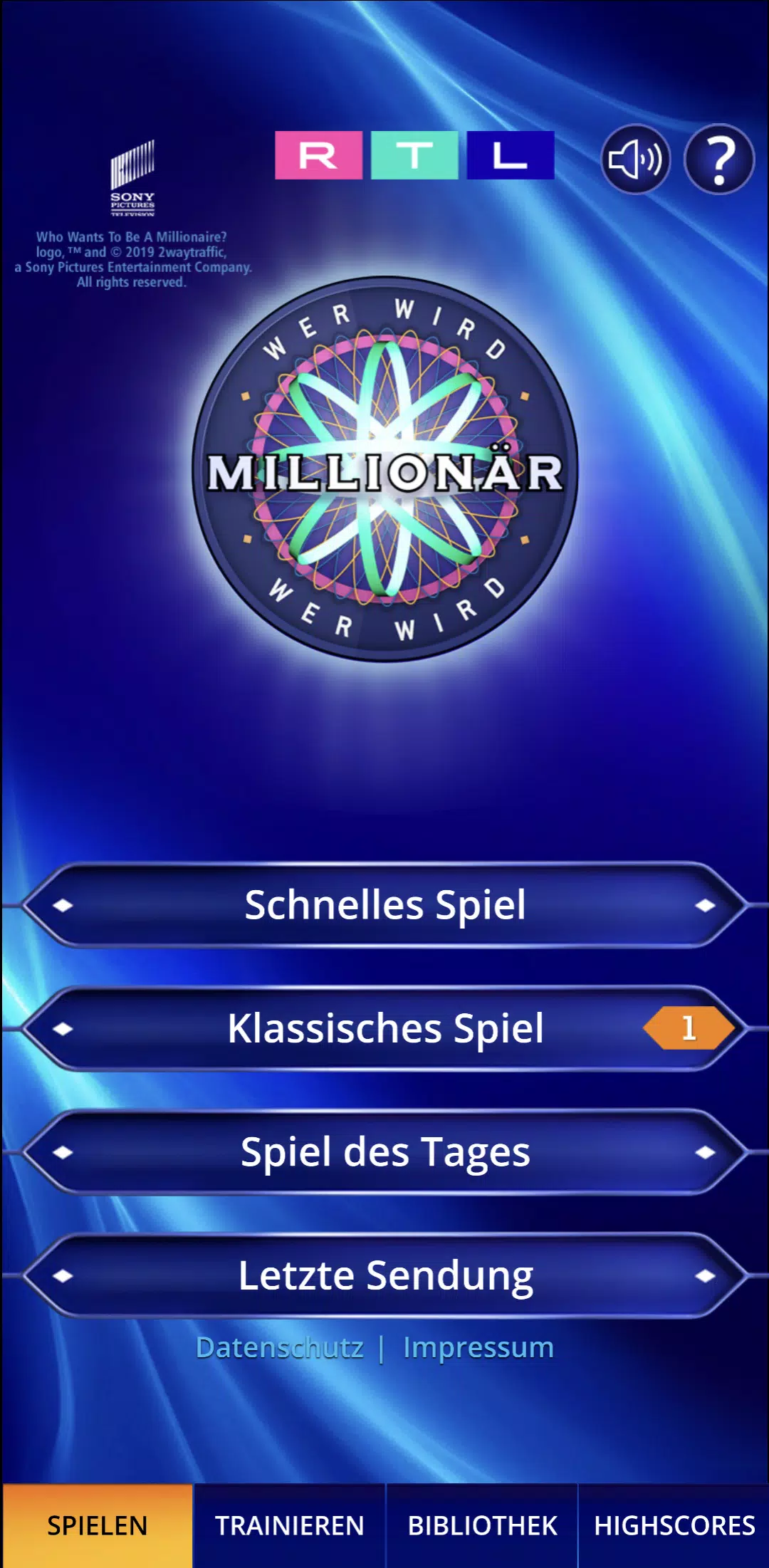 Wer wird Millionär? Training应用截图第2张